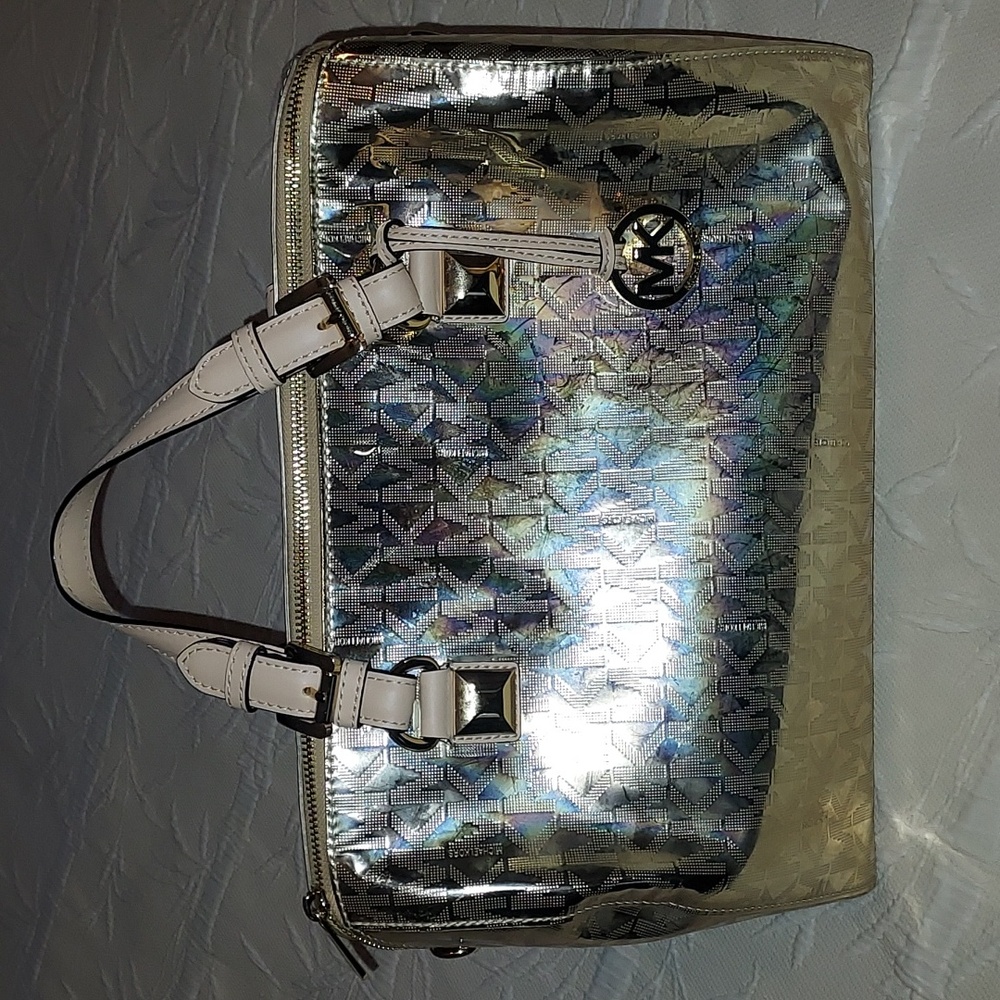 Michael Kors Grayson Satchel Bag - Picture 3 of 16
